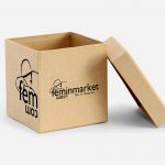 Siyah Baskılı Karton Kutu