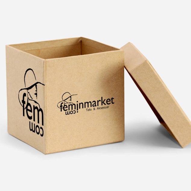 Siyah Baskılı Karton Kutu