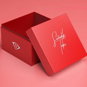 Mukavva Kutu - Lüks Kırmızı Renk