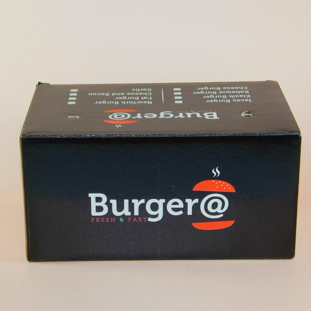 Hamburger Karton Kutu Tasarımı