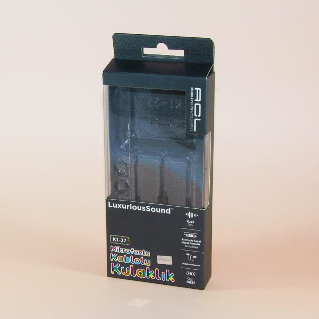 Kablolu Kulaklık Ürün Kutu Modeli