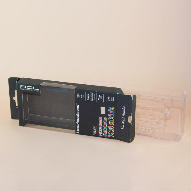 Kablolu Kulaklık Ürün Kutu Modeli