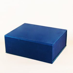 lacivert taslama mıknatıslı kutu