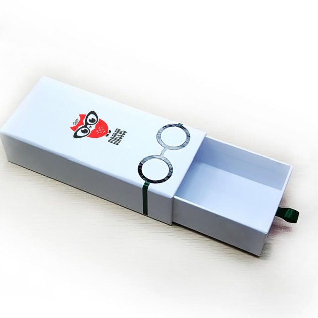 Kurdelalı Çekmeceli Gözlük Kutusu