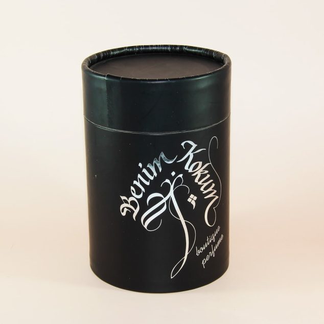 Siyah Silindir Parfüm Kutusu