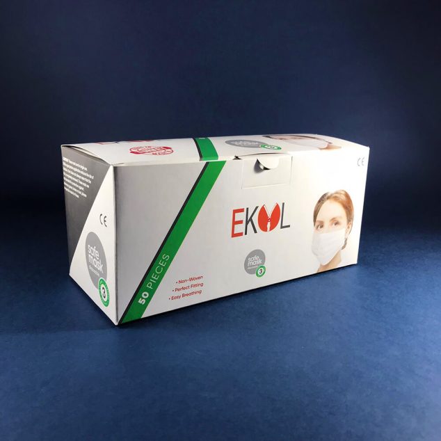 Yüz Maskesi Ürün Kutusu