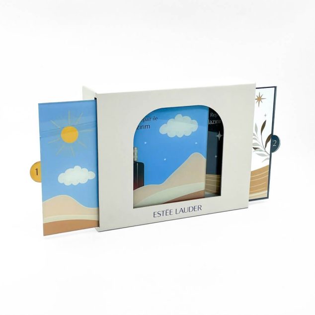 Estee Lauder Marka Özel Tasarım Mukavva Kutu Modeli