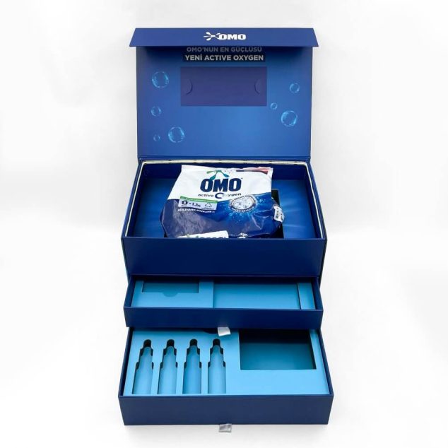 Omo Marka Özel Tasarım Mukavva Kutu Modeli