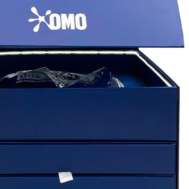Omo Marka Özel Tasarım Mukavva Kutu Modeli