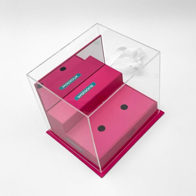 Watsons Marka Özel Tasarım Pleksi-Mukavva Kutu Modeli